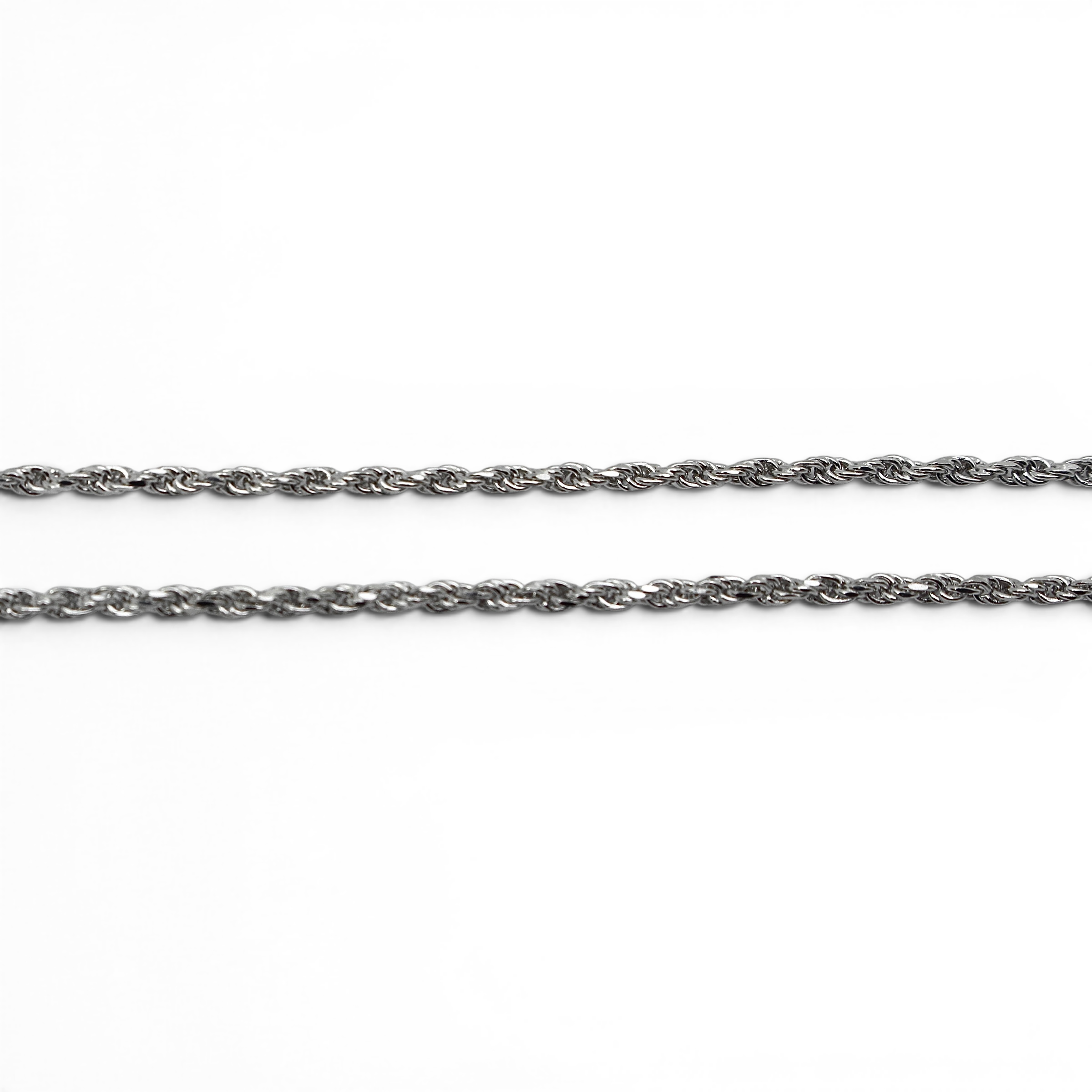 Double Silver Rope OT Lock Bracelet