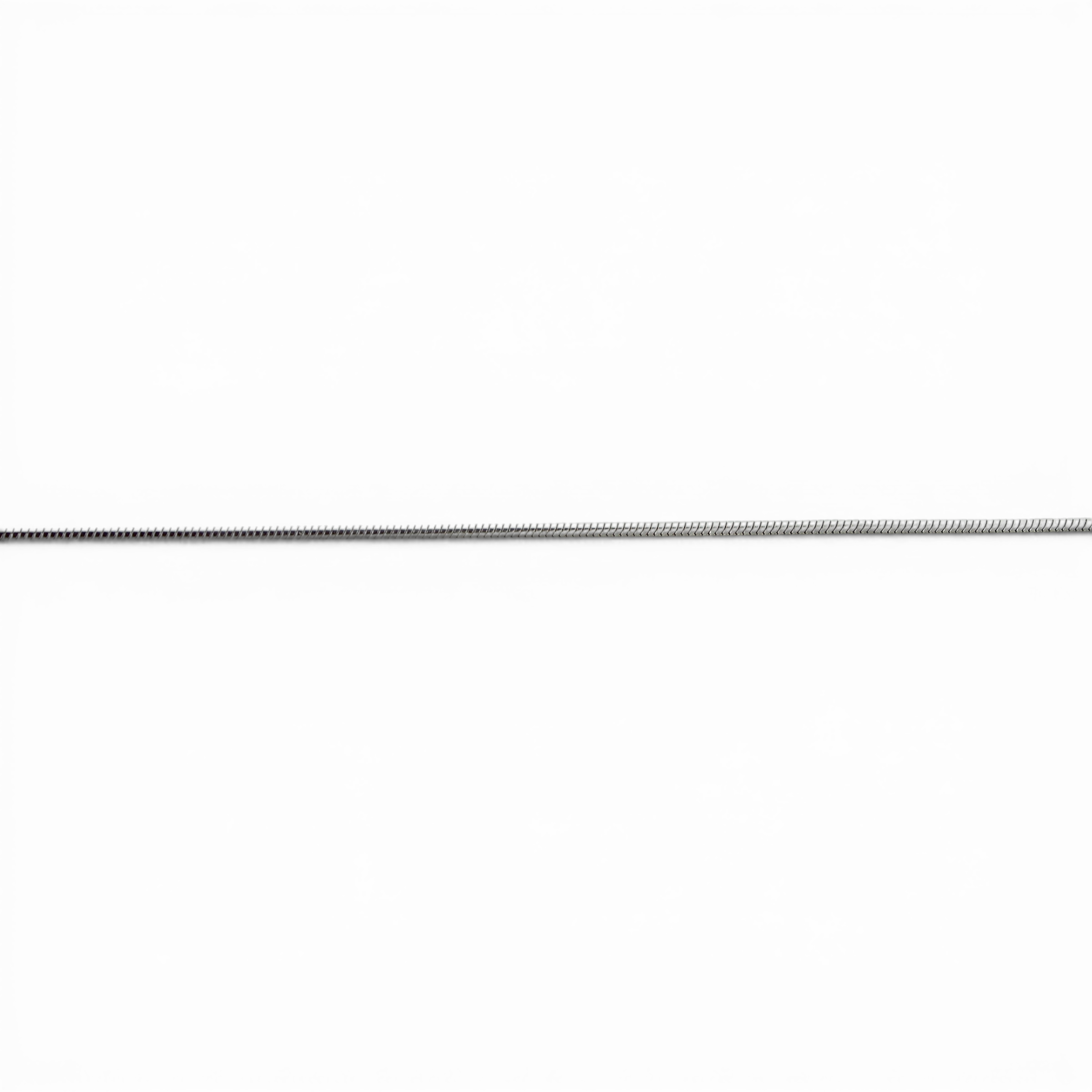 Silver Round Snake Chain