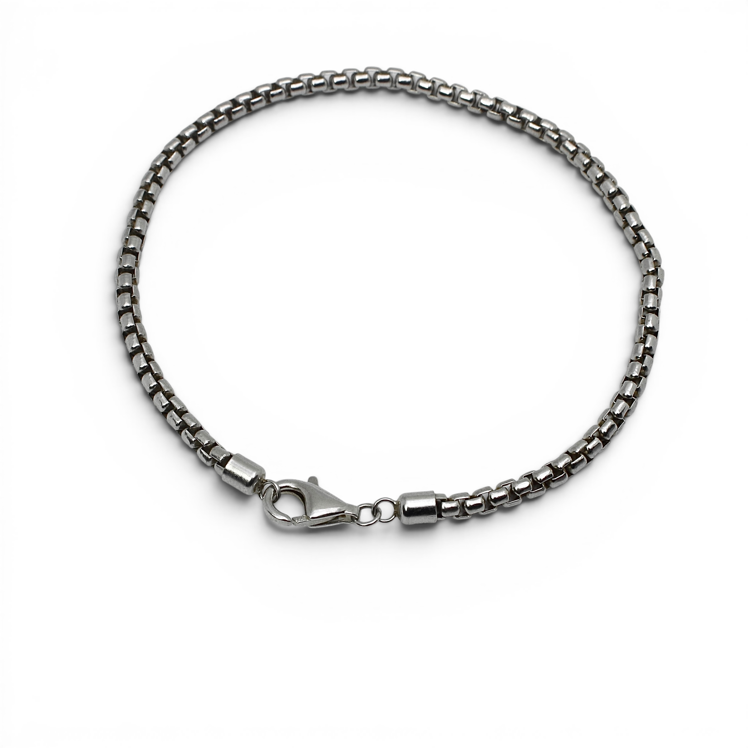 Silver Venetian Box Bracelet