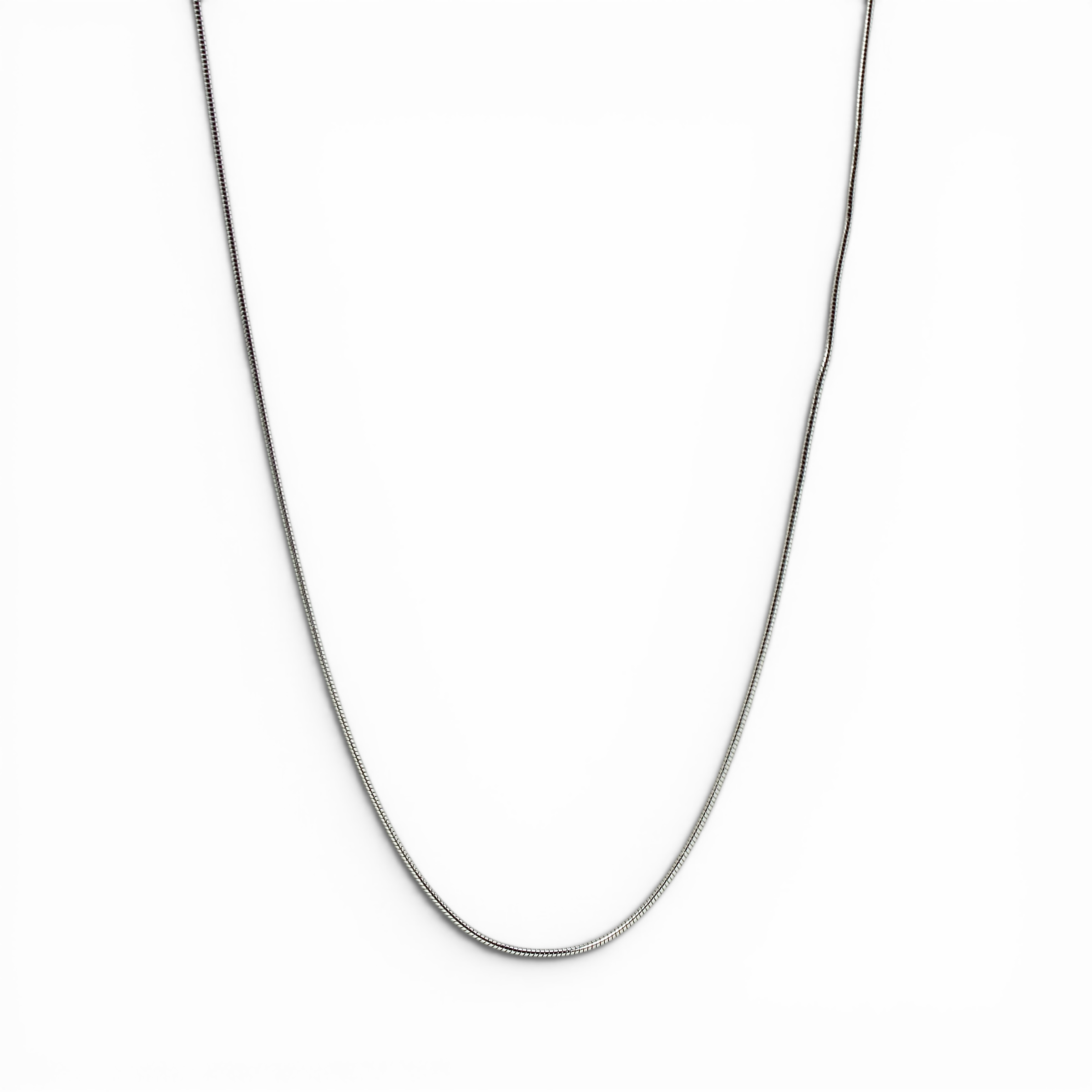 Silver Round Snake Chain