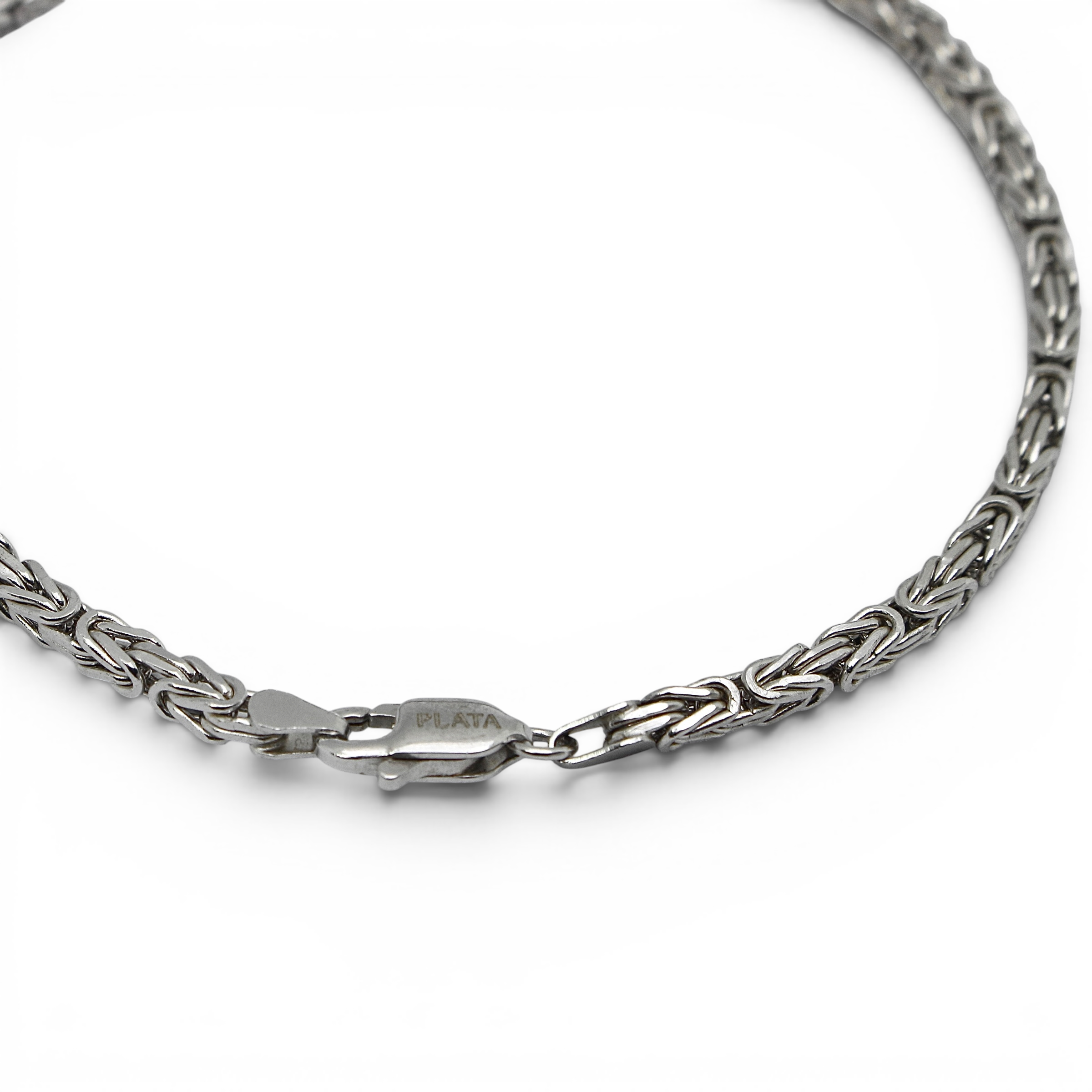 Silver Byzantine Link Bracelet