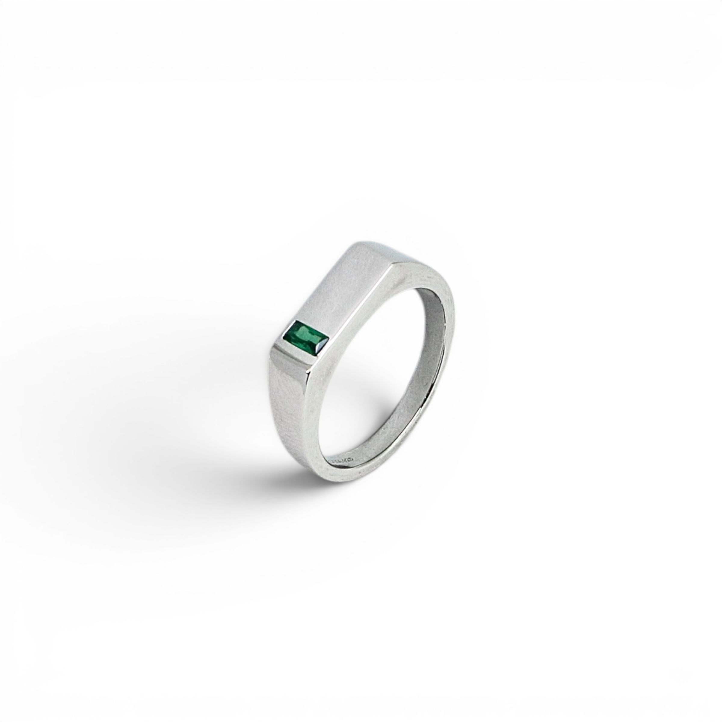 The Silver Emerald Ring