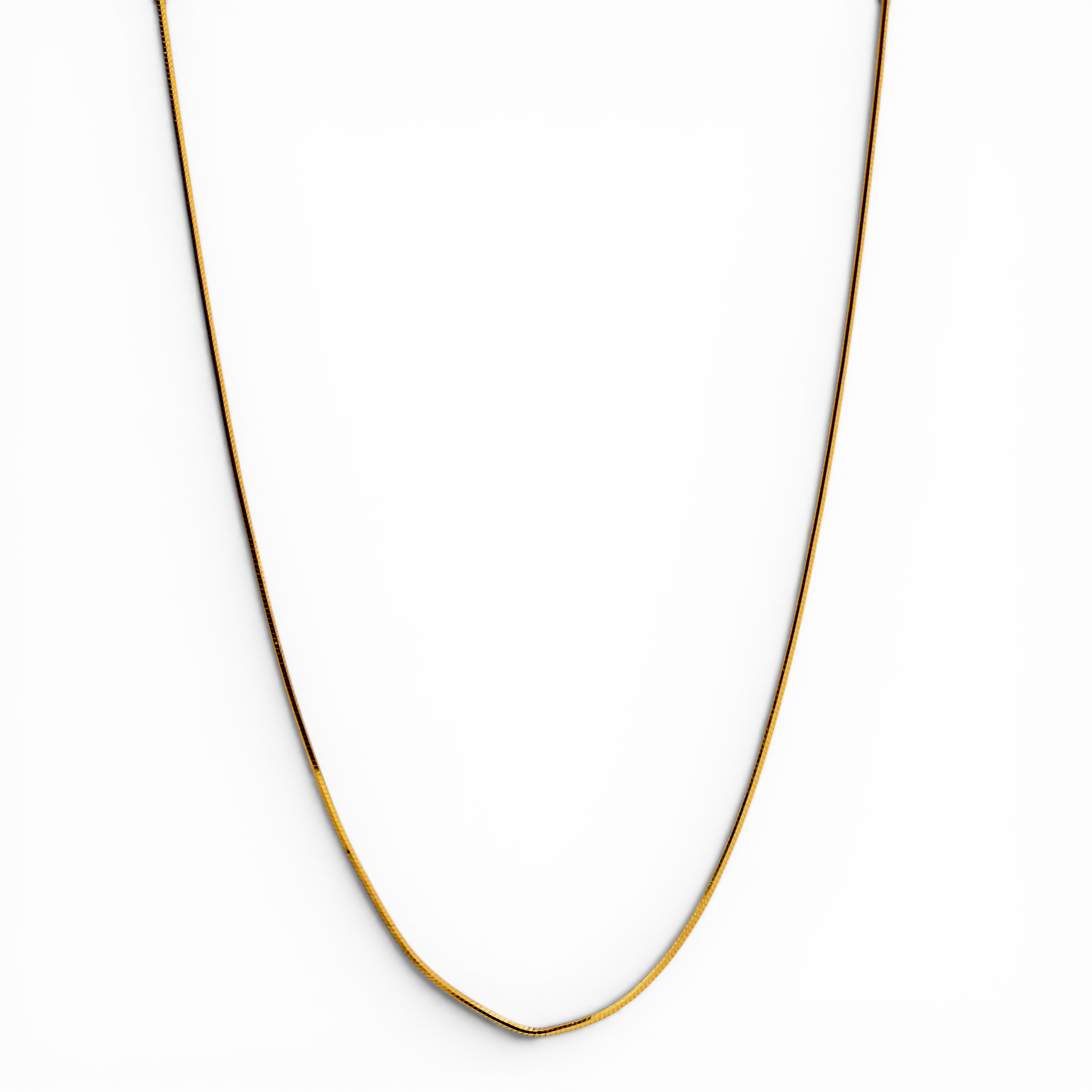 Gold Flat Snake Chain