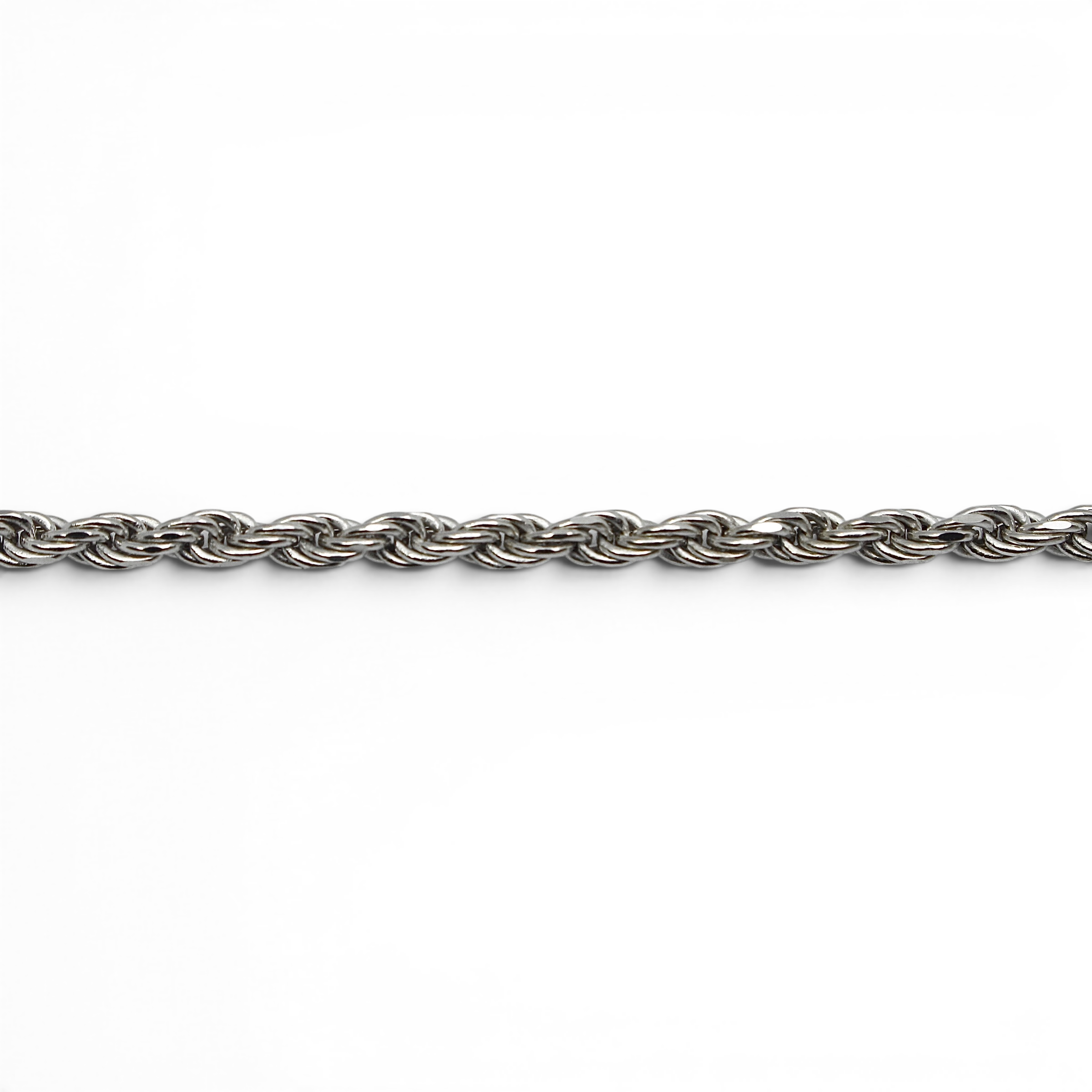 Silver Rope Bracelet