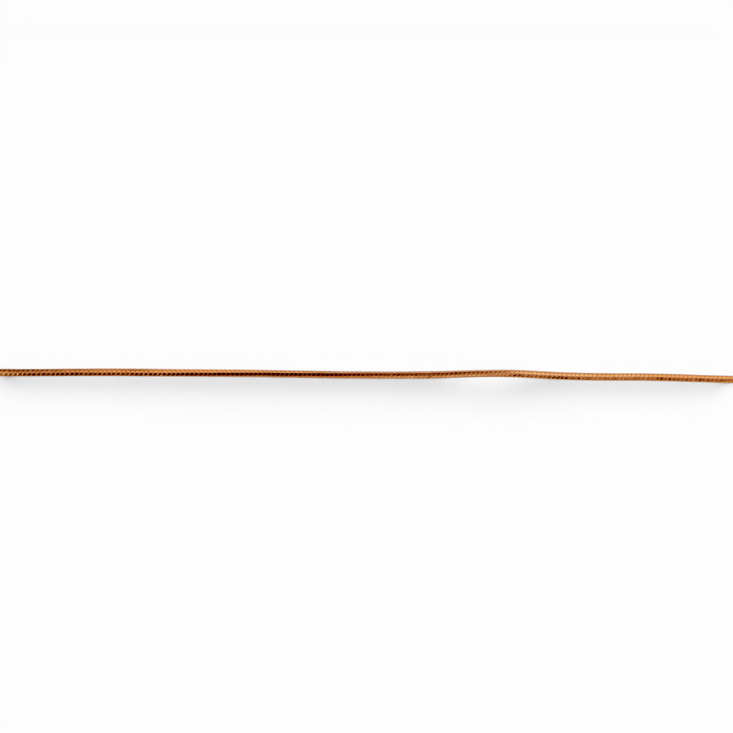 Rose Gold Flat Snake Chain