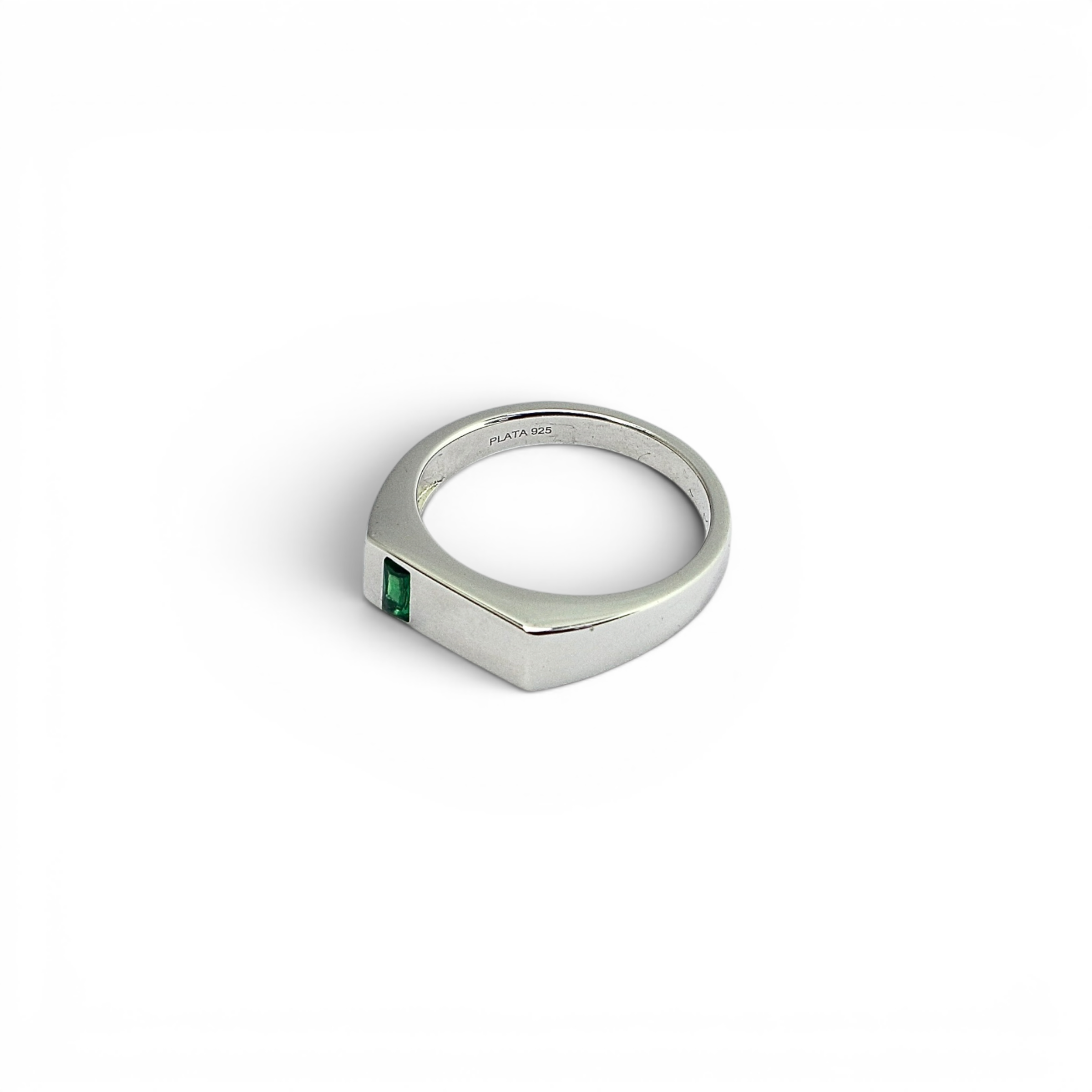 The Silver Emerald Ring