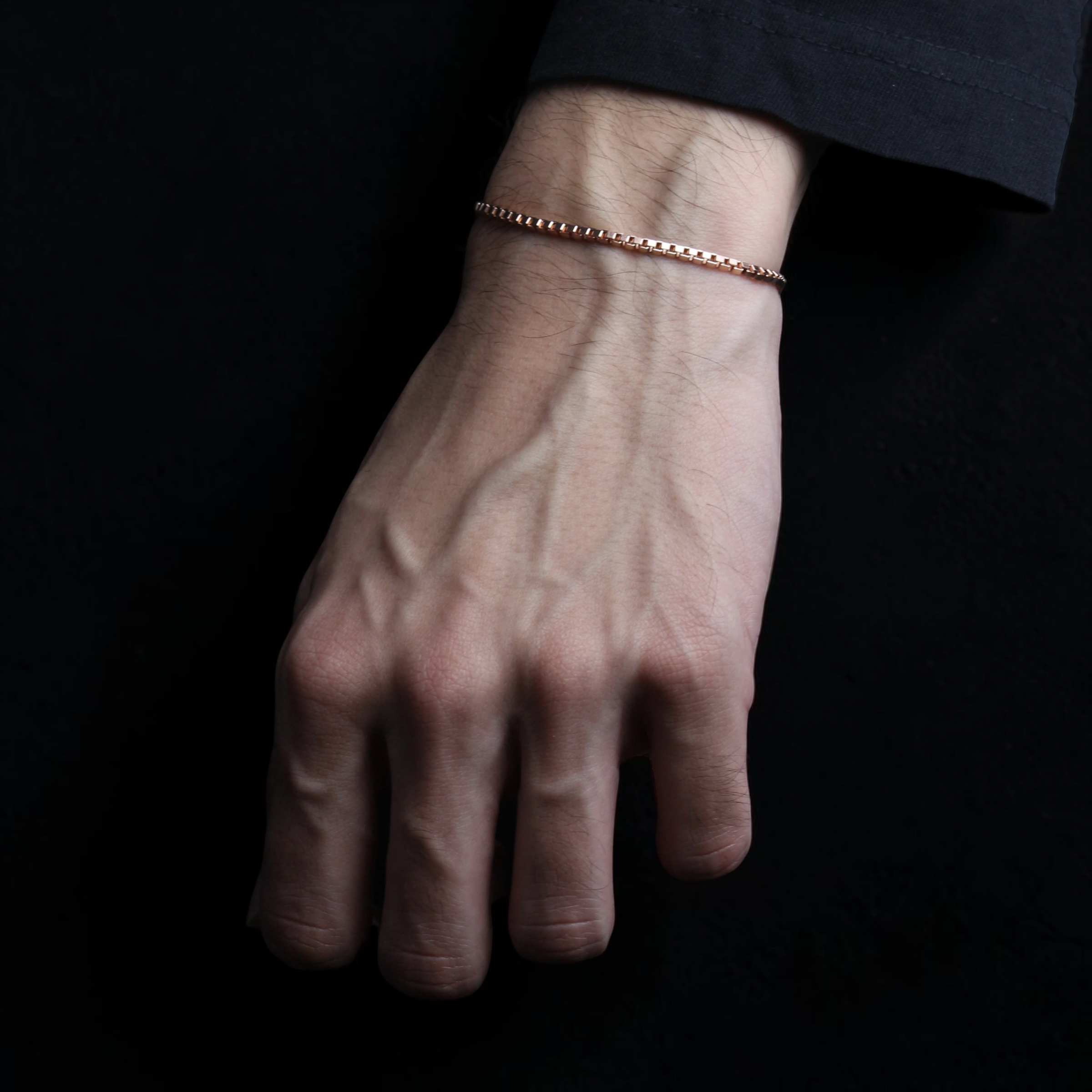 Rose Gold Box Bracelet