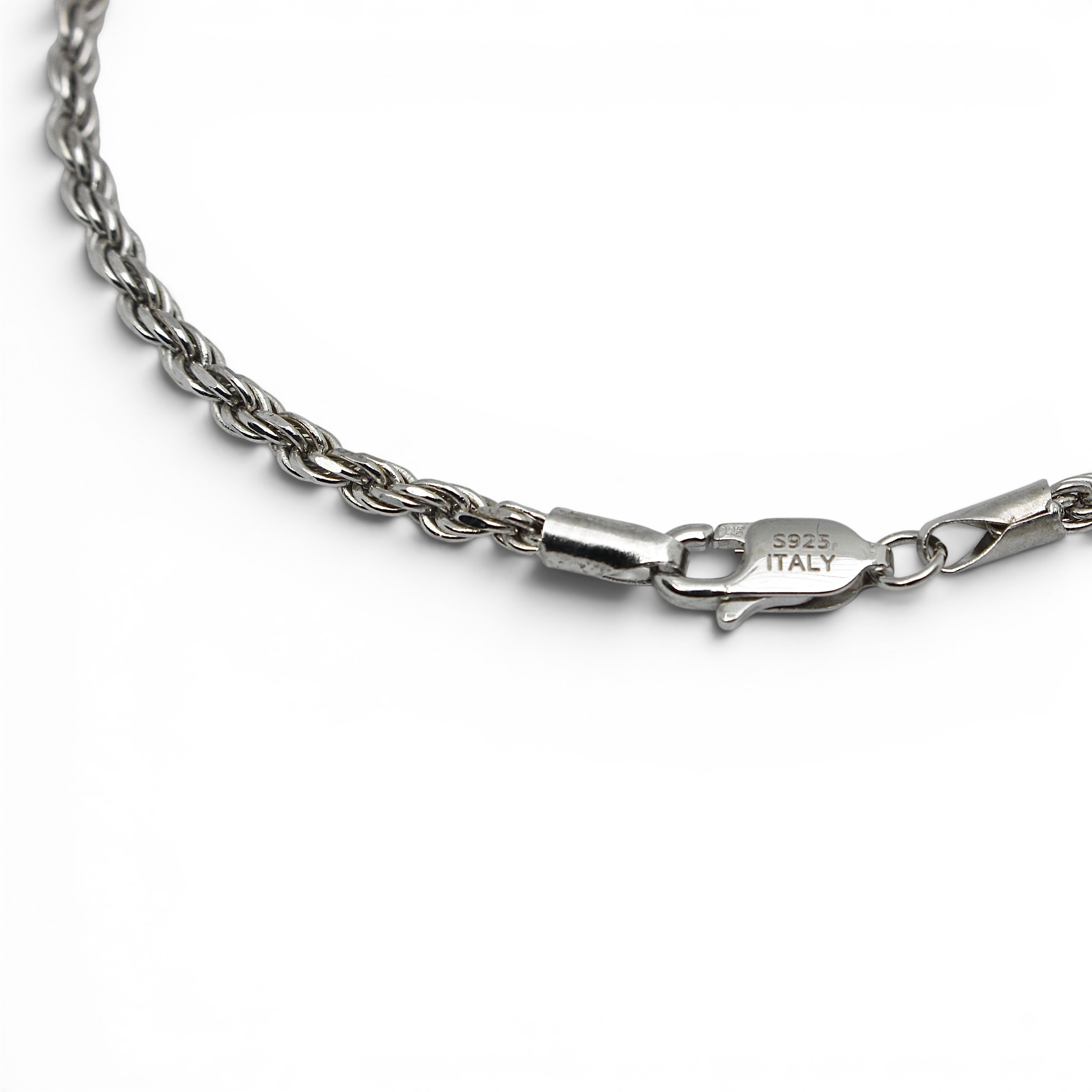 Silver Rope Bracelet