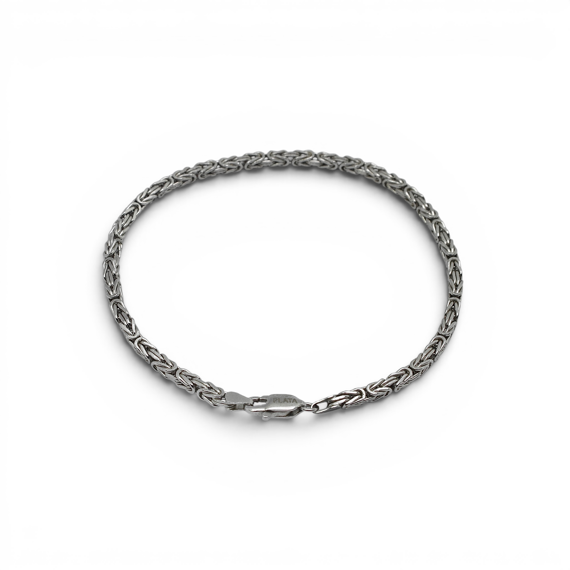 Silver Byzantine Link Bracelet