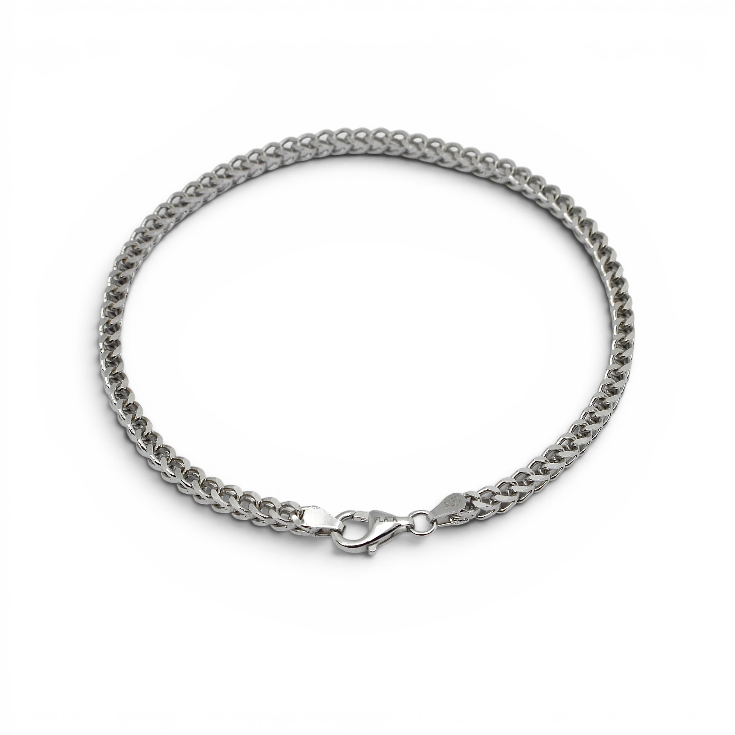 Silver Wheat Bracelet