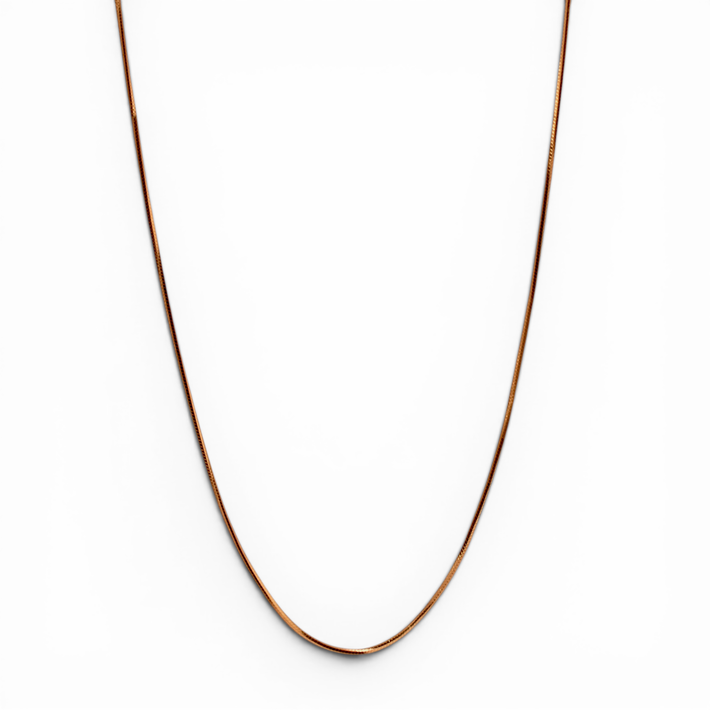 Rose Gold Flat Snake Chain