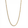 Gold Singapore Twisted Curb Chain