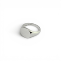 Classic Oval Signet Ring - PLATA