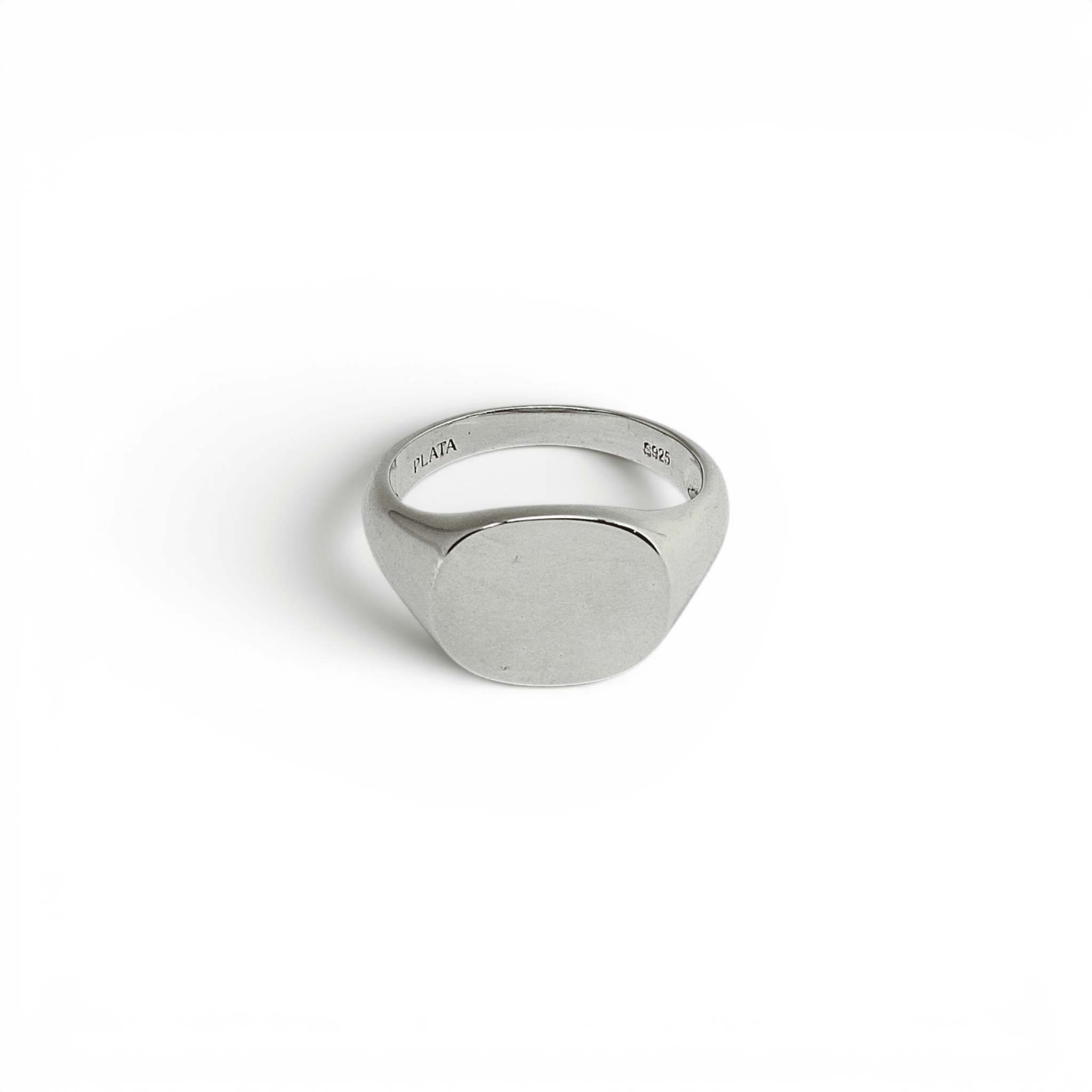 Classic Oval Signet Ring - PLATA