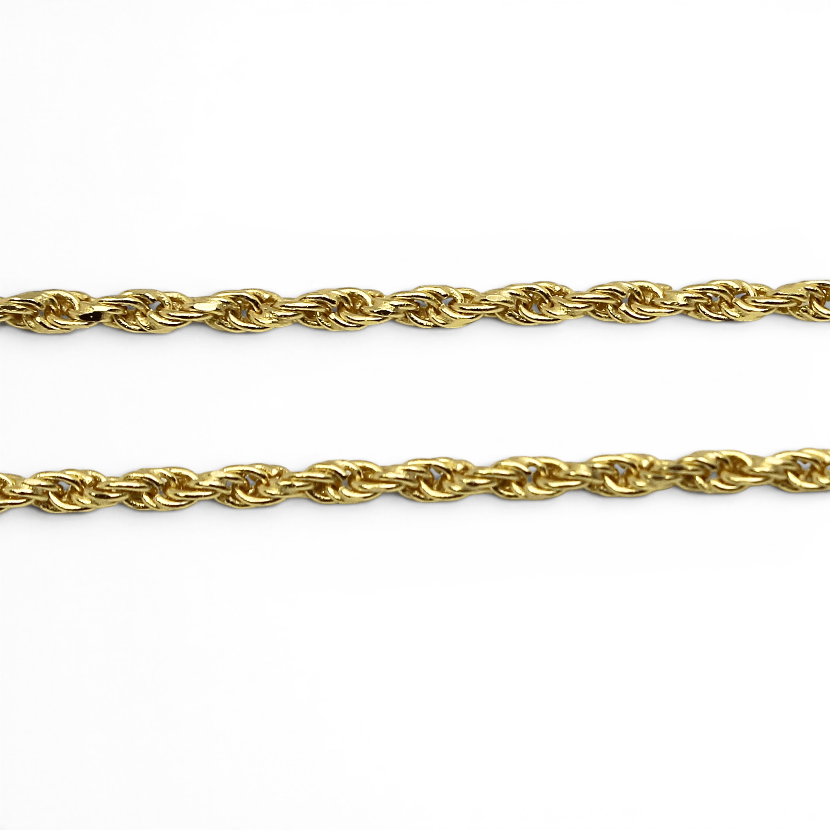 Double Gold Rope OT Lock Bracelet - PLATA