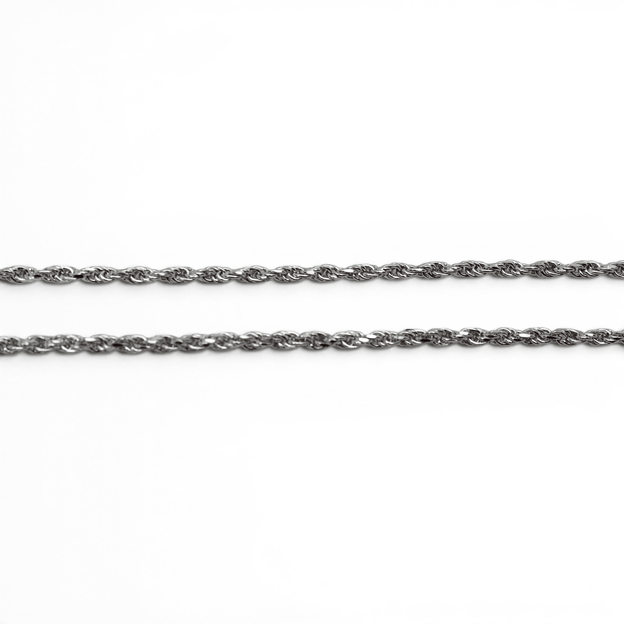 Double Silver Rope OT Lock Bracelet - PLATA