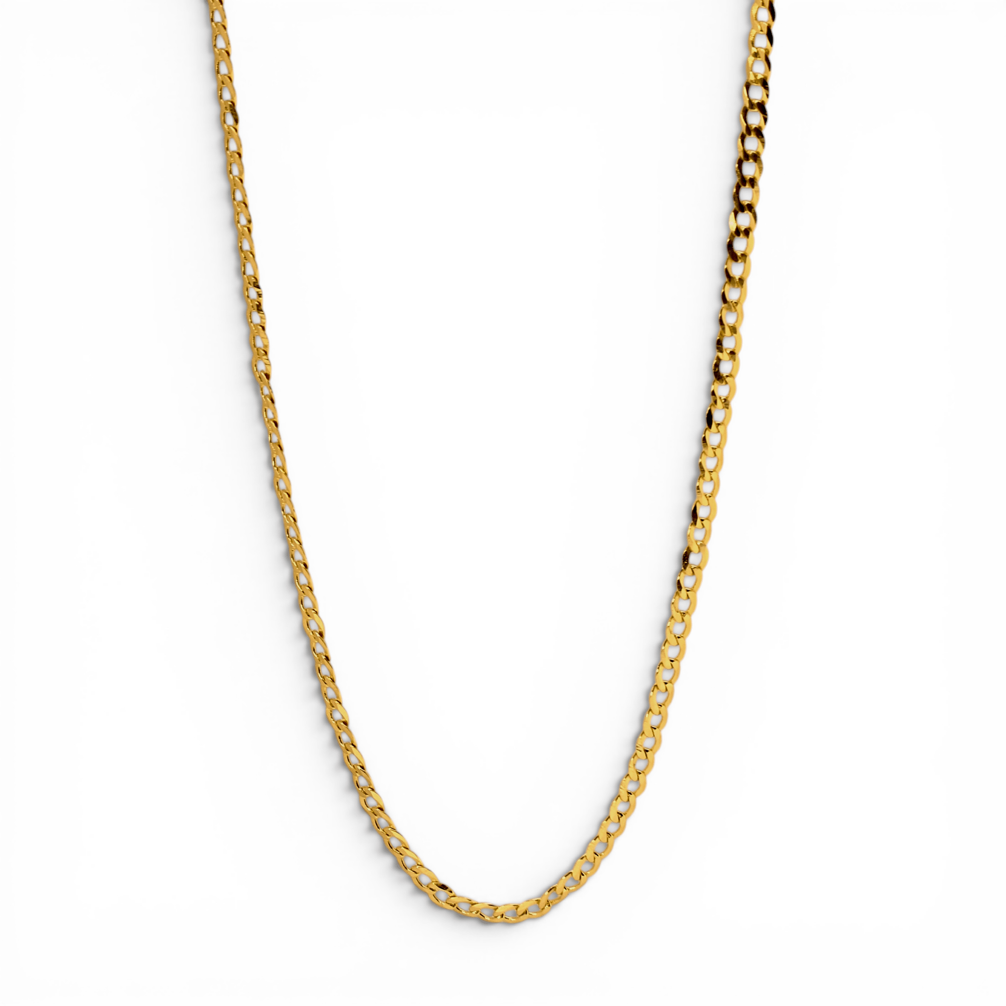 Gold Curb Chain - PLATA
