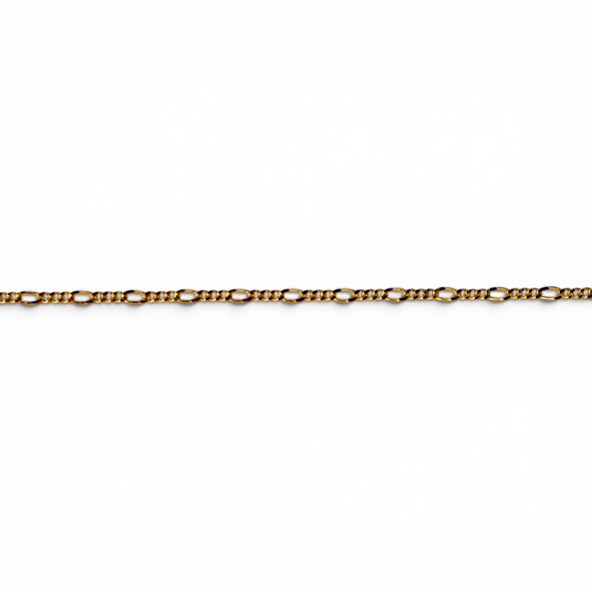 Gold Figaro Chain 1.7mm - PLATA