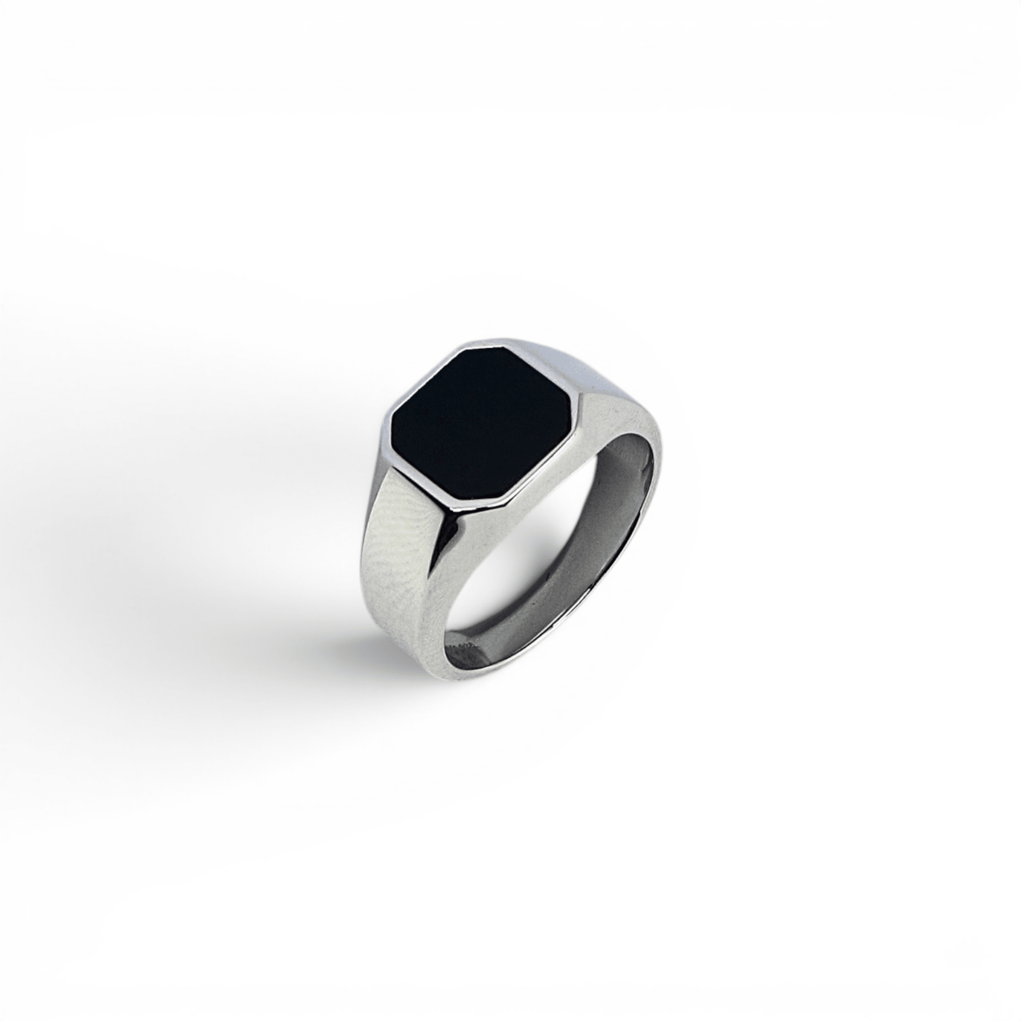 Onyx Signet Ring - PLATA