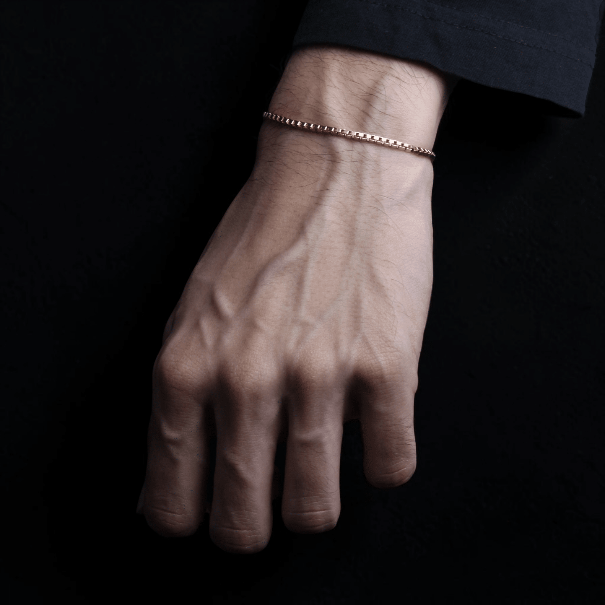 Rose Gold Box Bracelet - PLATA