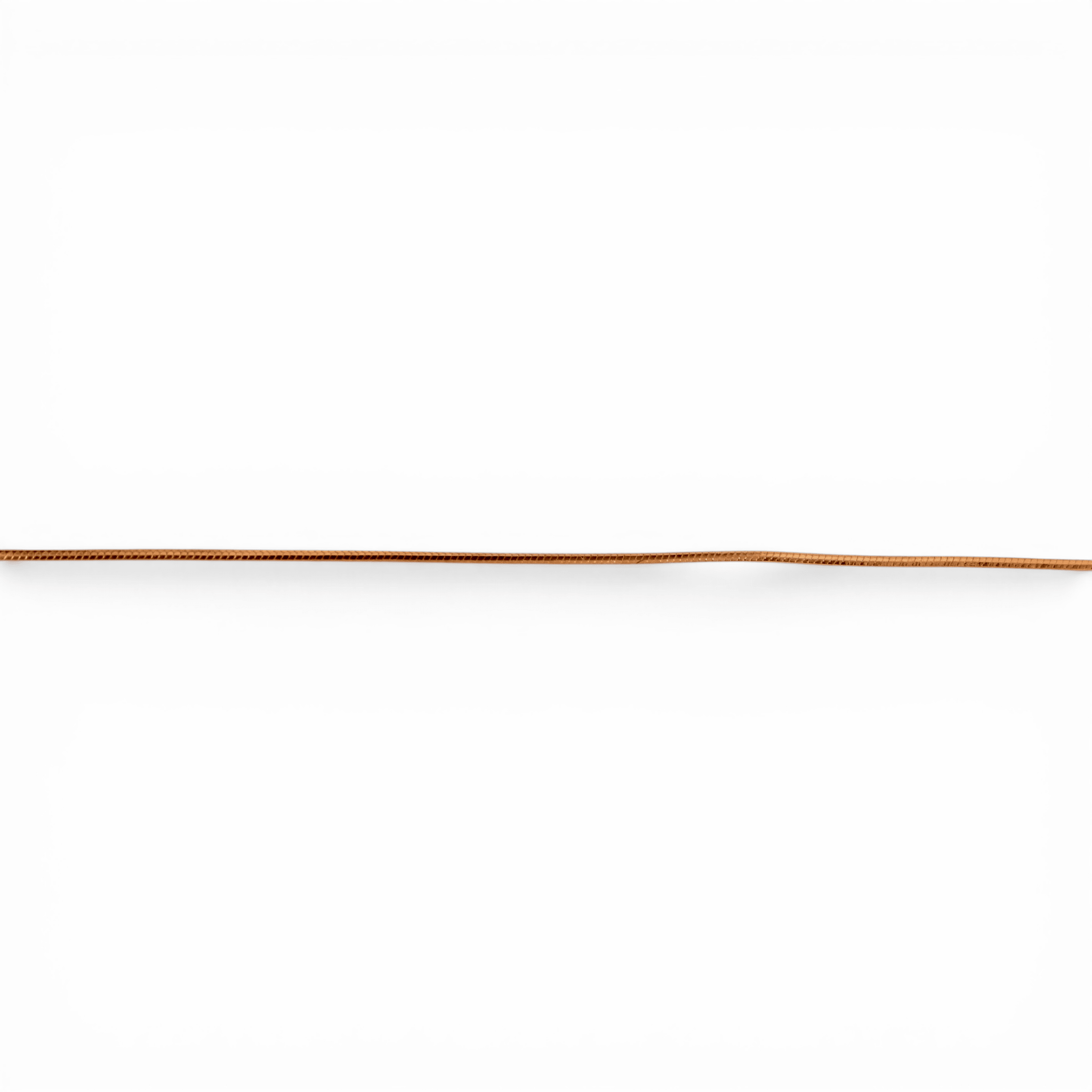 Rose Gold Flat Snake Chain - PLATA