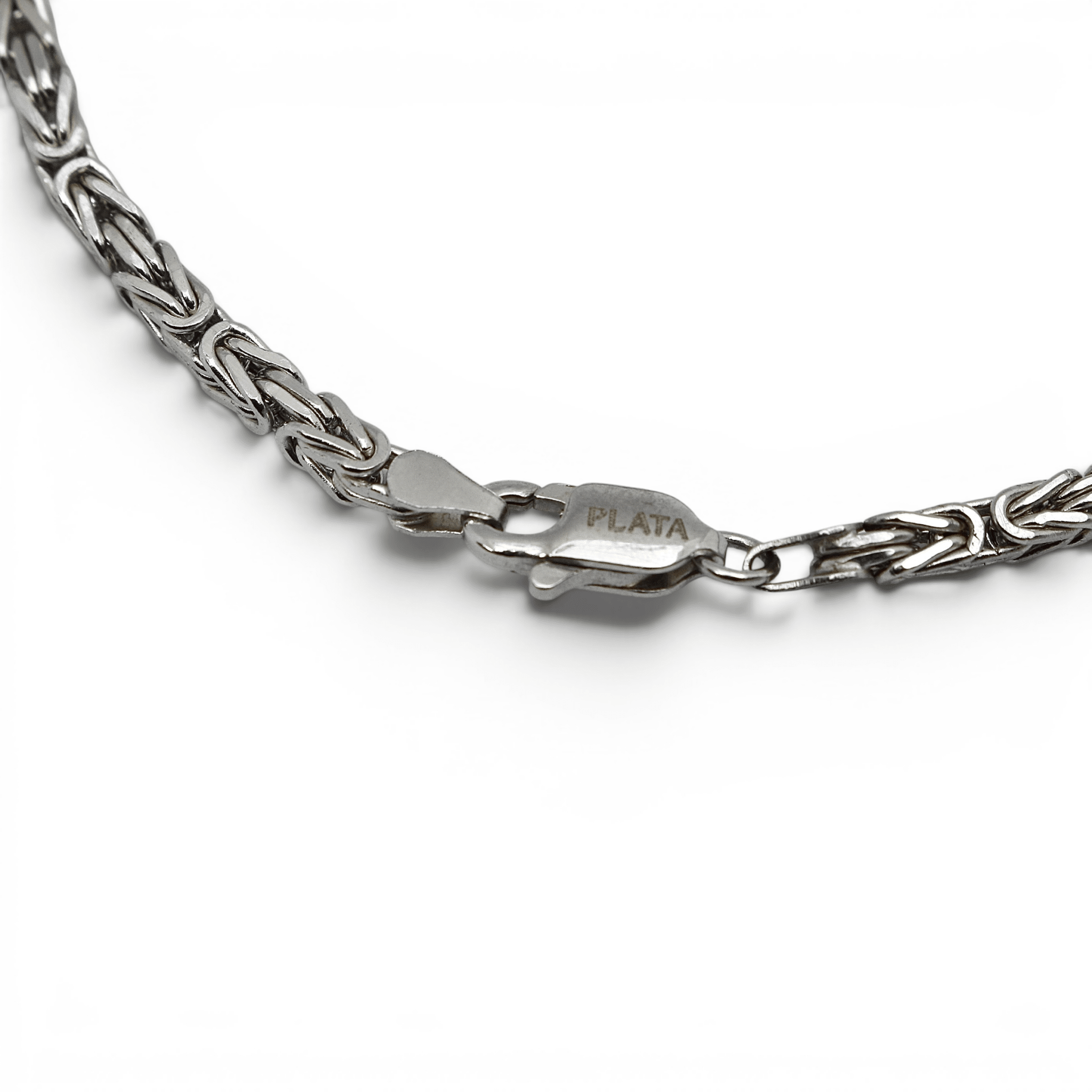 Silver Byzantine Link Bracelet - PLATA