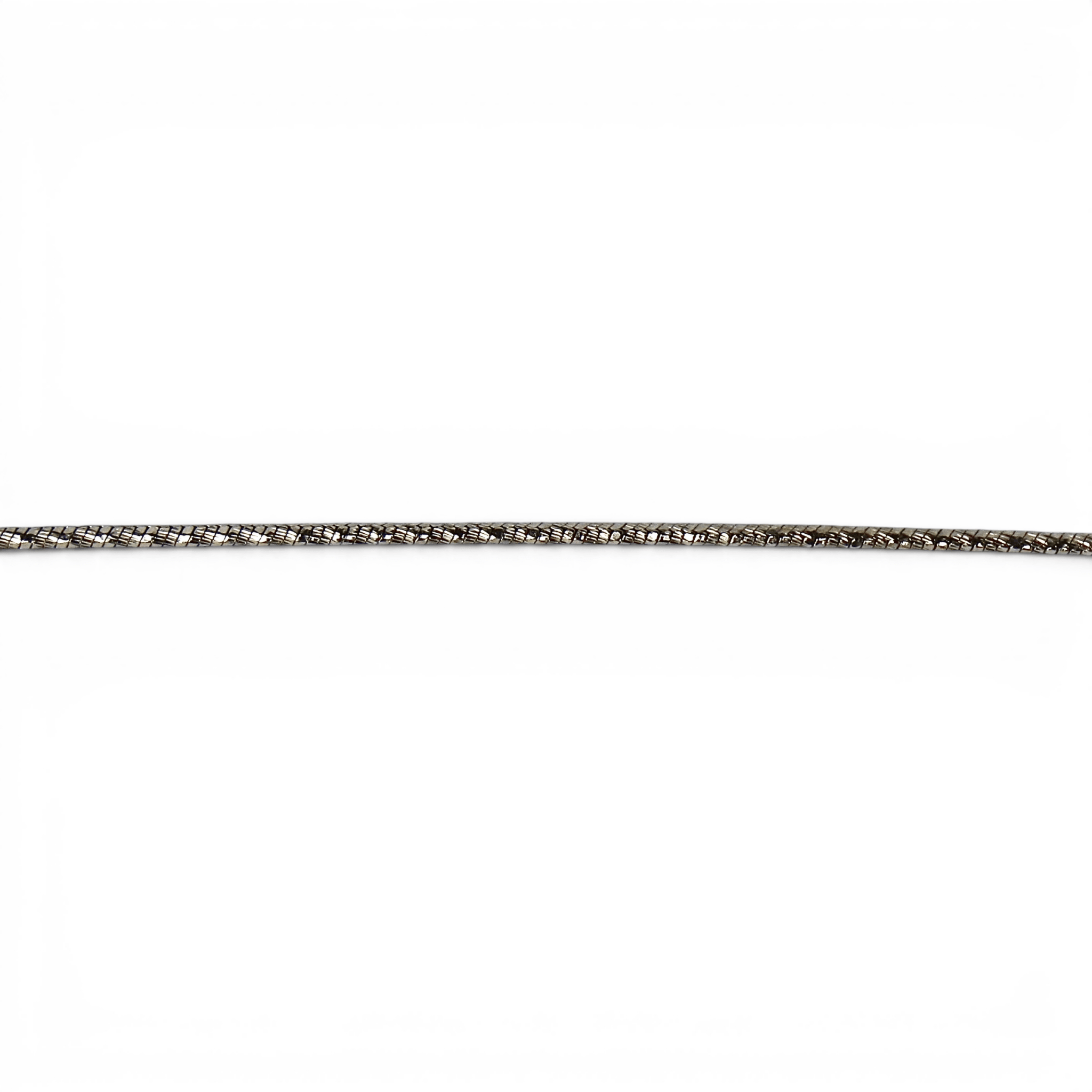 Silver Diamond Cut Snake Chain - PLATA