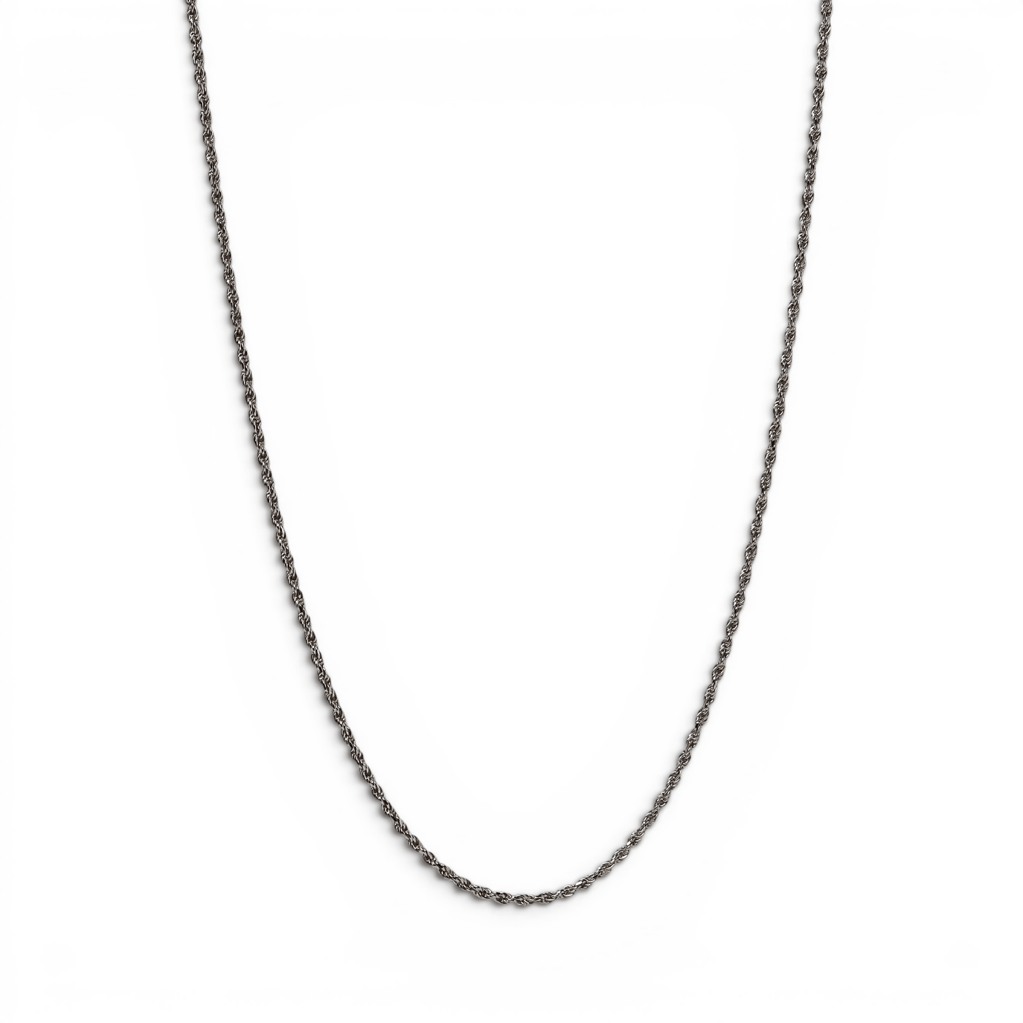 Silver Rope Chain 1.7mm - PLATA