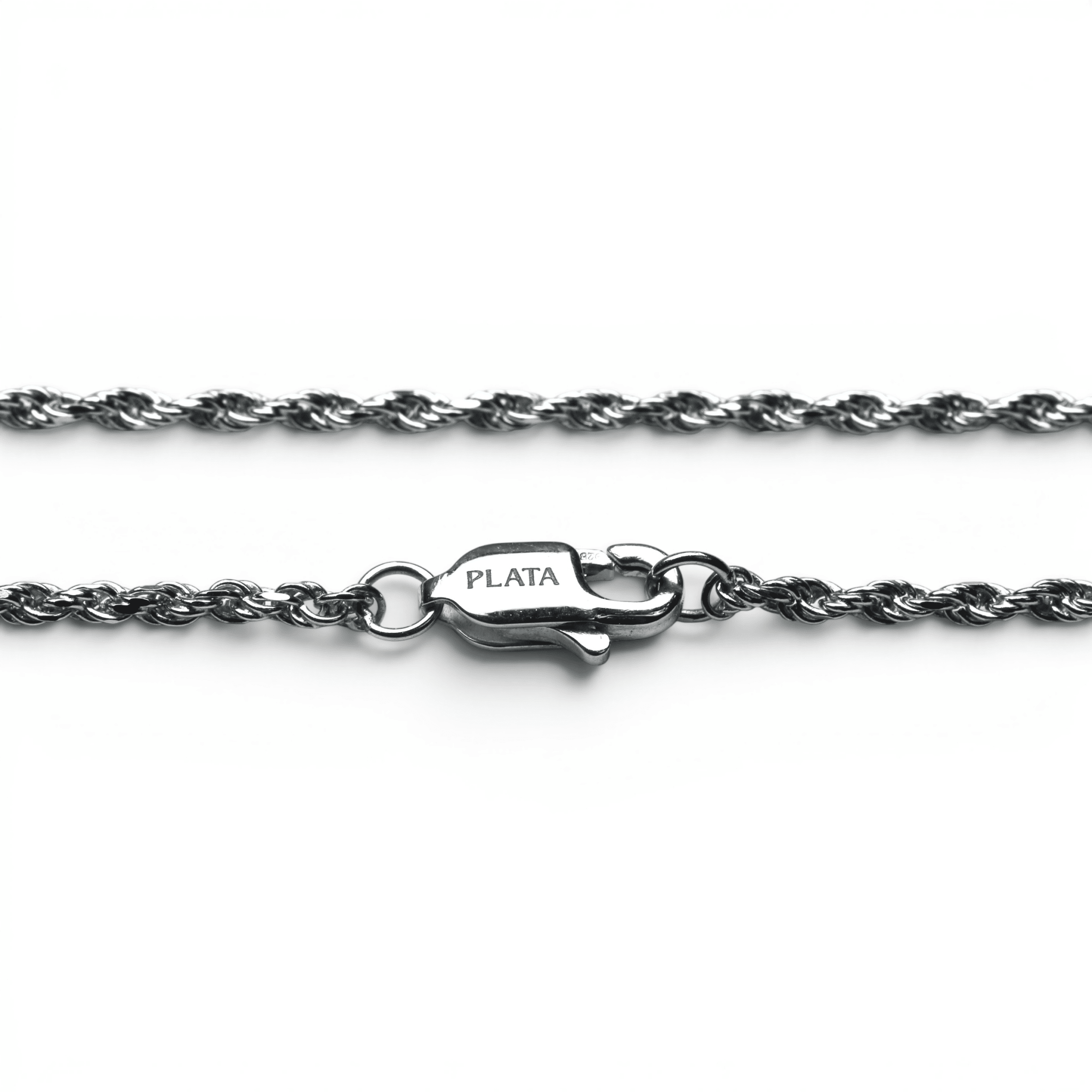 Silver Rope Chain 1.7mm - PLATA