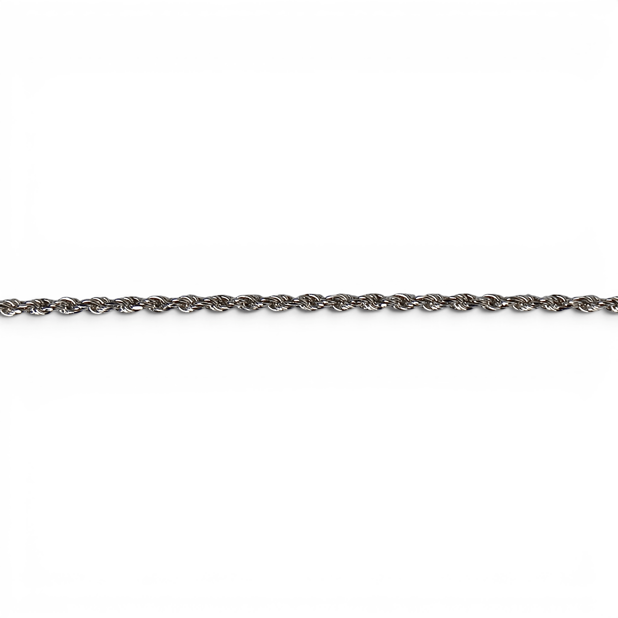 Silver Rope Chain 1.7mm - PLATA