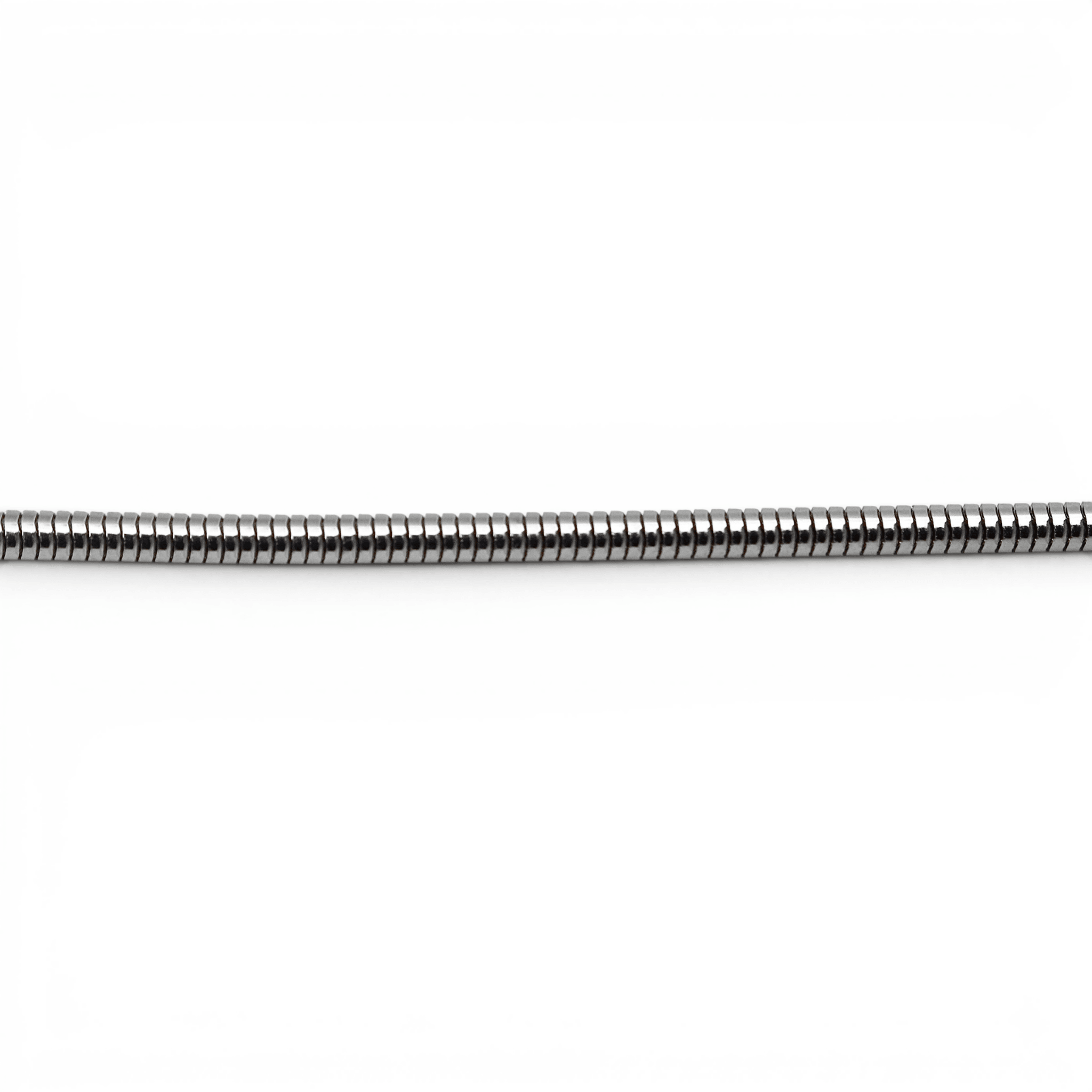 Silver Round Snake Bracelet - PLATA