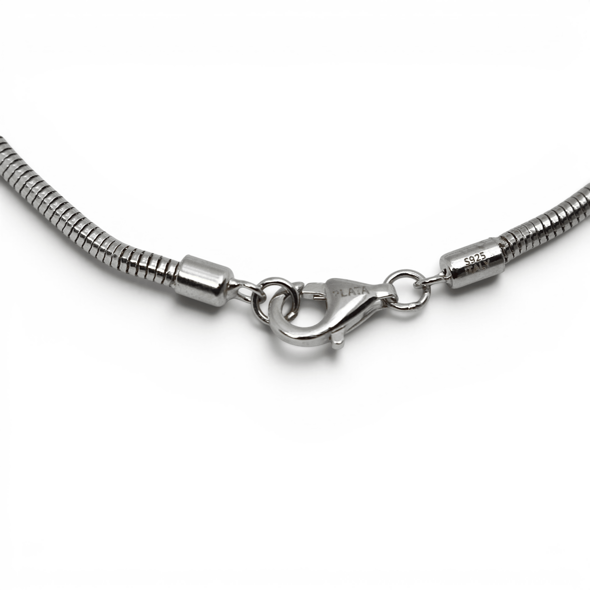 Silver Round Snake Bracelet - PLATA