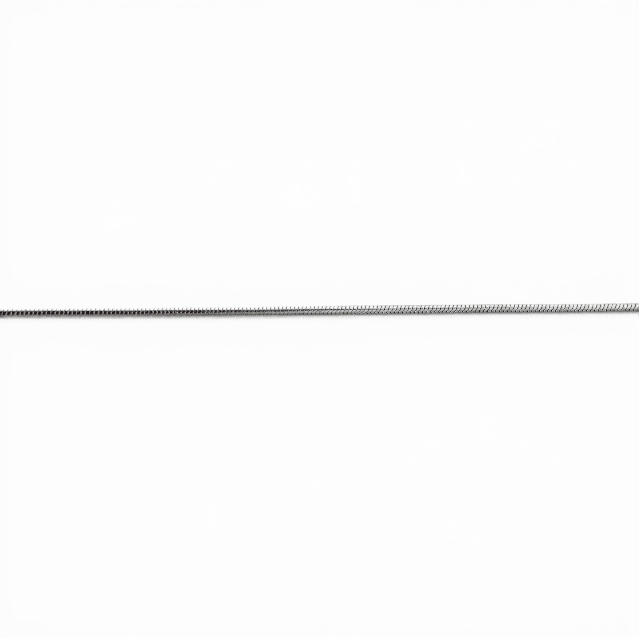Silver Round Snake Chain - PLATA