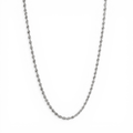 Silver Singapore Twisted Curb Chain - PLATA